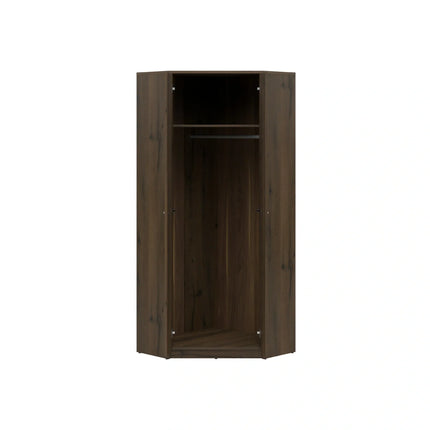 Dulap NEPO PLUS, stejar nobil, PAL laminat, cu 2 usi, 80x80x197 cm