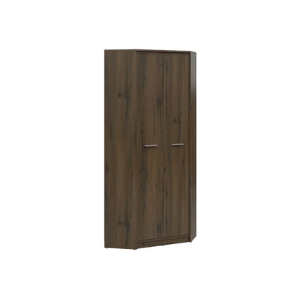 Dulap NEPO PLUS, stejar nobil, PAL laminat, cu 2 usi, 80x80x197 cm