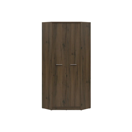 Dulap NEPO PLUS, stejar nobil, PAL laminat, cu 2 usi, 80x80x197 cm