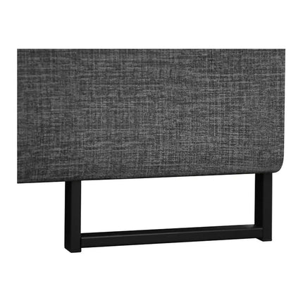 Coltar extensibil ARAGON, sezlong dreapta, stofa catifelata gri - Voss 15, cu lada depozitare, 270x230x150 cm
