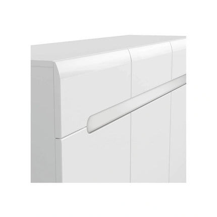 Mobilier living AZTECA TRIO, alb, PAL, 2 piese