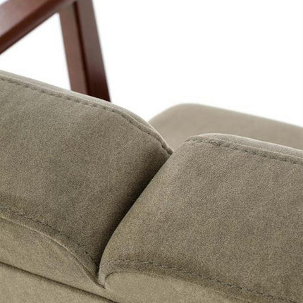Canapea MILANO 2S, stofa catifelata verde olive - Castel 39, 120x77x77 cm