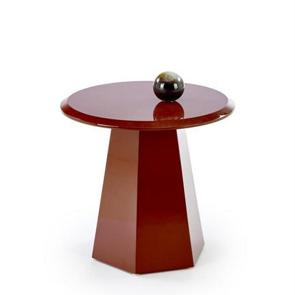 Masuta cafea LOCA, visiniu, 50x47 cm