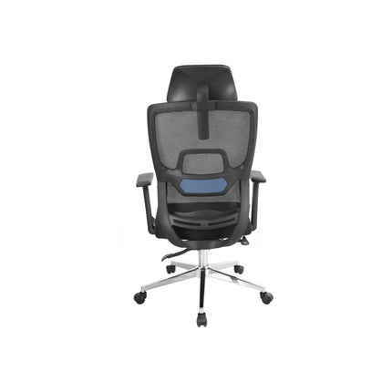 Scaun birou ORIN, negru, stofa/plasa, 68x62x114/124 cm
