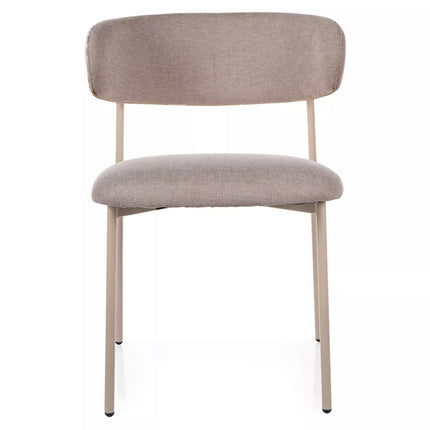 Scaun ELTON, bej - Brego 34, stofa clasica/metal, 56x46x80 cm