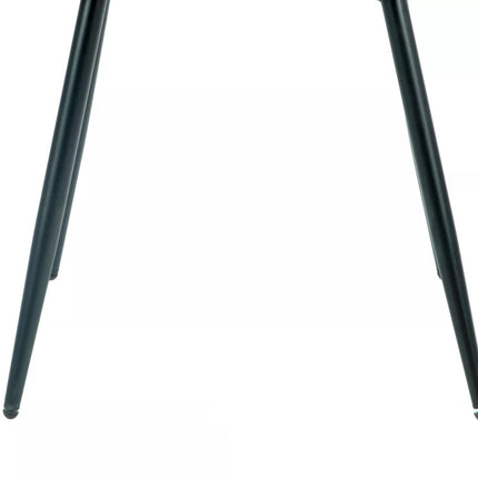 Scaun RICK, negru - Bluvel 19, stofa catifelata/metal, 48x41x86 cm