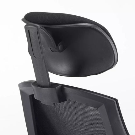 Scaun de birou Q-406 M, negru, stofa clasica/plasa, 67x52x102/110 cm