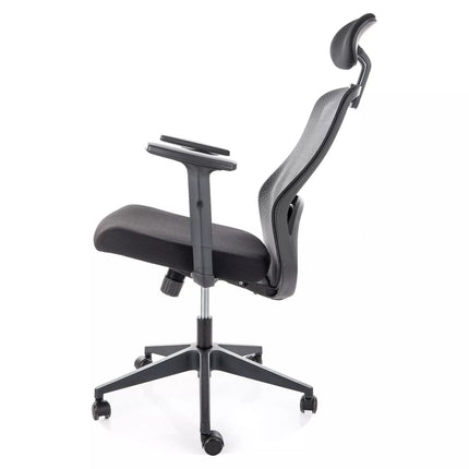 Scaun de birou Q-050, negru, 68x52x116/126 cm