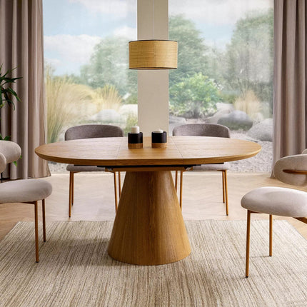 Masa extensibila ANGEL II, stejar, 120/160x120x75 cm