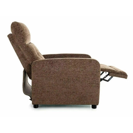 Fotoliu rabatabil OTUS, cappuccino, stofă/metal, 66x53x100 cm