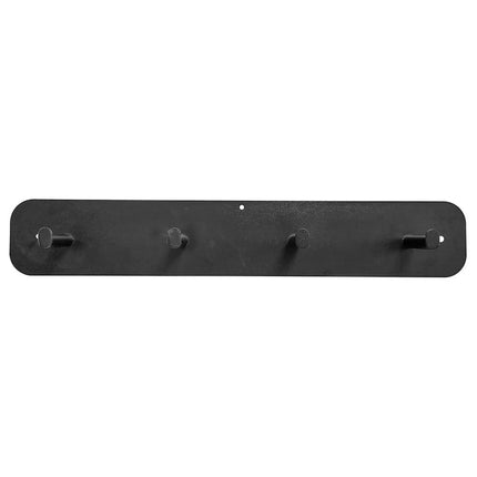 Cuier perete TIM, negru, metal, 60x6x10 cm