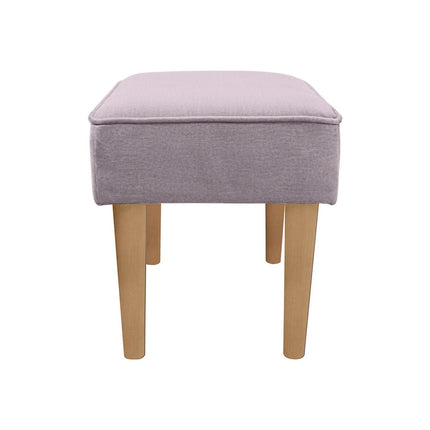 Taburet MILO, stofa catifelata mov lila - Monolith 62, 61x37x39 cm