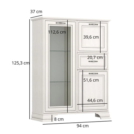 Set living TIFFANY II, crem, PAL laminat, 3 piese