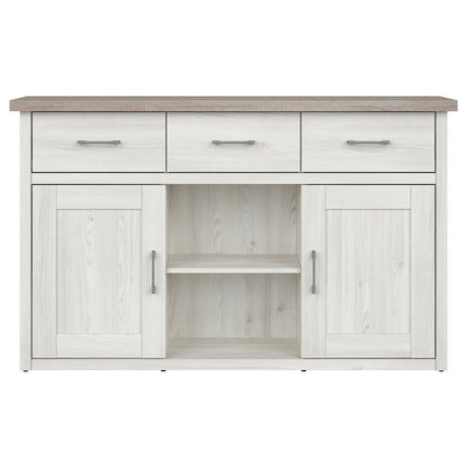 Comoda LUCA JUZI, zada sibiu deschis/stejar sonoma, PAL laminat, 148x43x90 cm