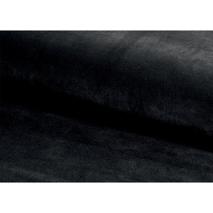 Scaun KAYLA, stofa catifelata neagra/negru, 49x46x84 cm
