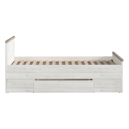 Cadru pat LUCA JUZI 90x200, zada sibiu deschis, PAL laminat