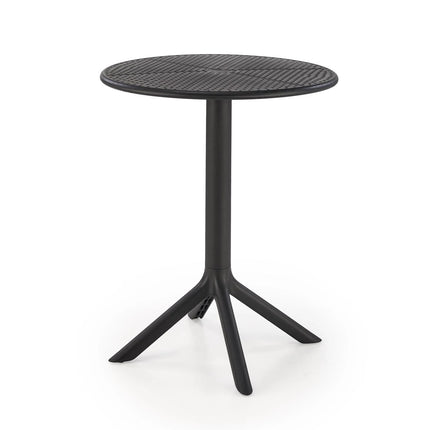 Masa CALVO, negru, polipropilena, 60x60x72 cm