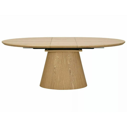 Masă extensibilă MAROCCO, stejar, furnir/MDF, 160–200x100x75 cm