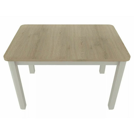 Masă extensibilă OSKAR, stejar cremona/cașmir, PAL laminat/MDF, 120–200x80x76 cm
