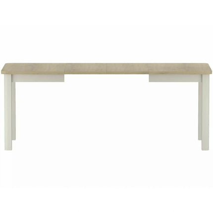 Masă extensibilă OSKAR, stejar cremona/cașmir, PAL laminat/MDF, 120–200x80x76 cm