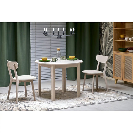 Masa extensibila RINGO, casmir, PAL, 102/142x102x76 cm