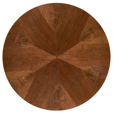Masa HEVELIUS, nuc/negru, 130x77 cm