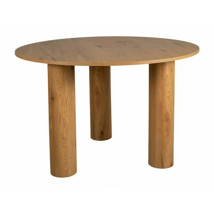 Masă MONTANA, stejar, furnir/MDF, Ø120x76 cm