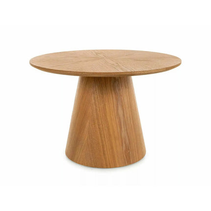 Masuta cafea ANGEL, stejar, furnir/MDF, 60x60x40 cm