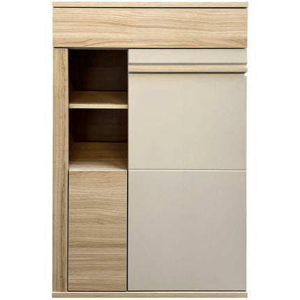 Mobila living led OSLO, stejar riva/casmir, PAL laminat, 4 piese