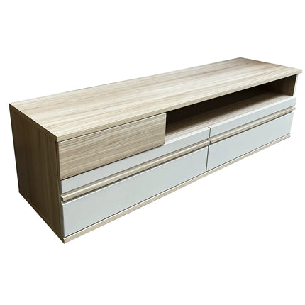 Mobila living led OSLO, stejar riva/casmir, PAL laminat, 4 piese