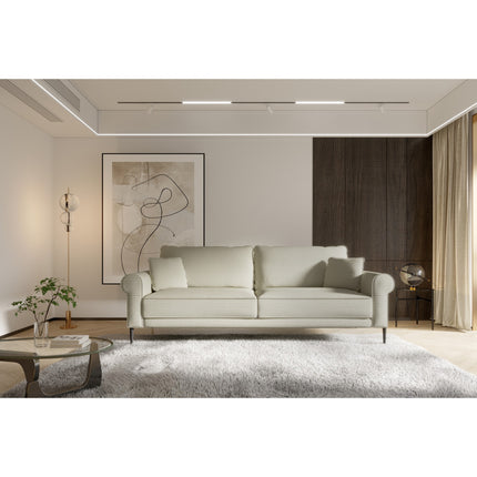 Canapea extensibila MONROY, personalizabil, cu lada depozitare, 230x98x73/86 cm