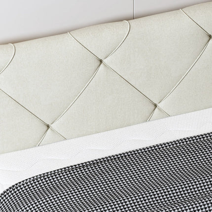 Pat boxspring MOSSA 140x200, personalizabil, cu saltele, topper si lada pentru depozitare