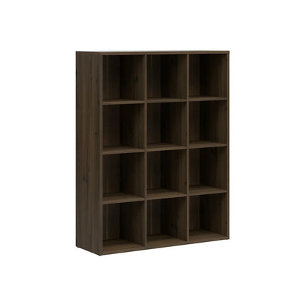 Biblioteca NEPO PLUS, stejar nobil, PAL laminat, 114x39x147 cm