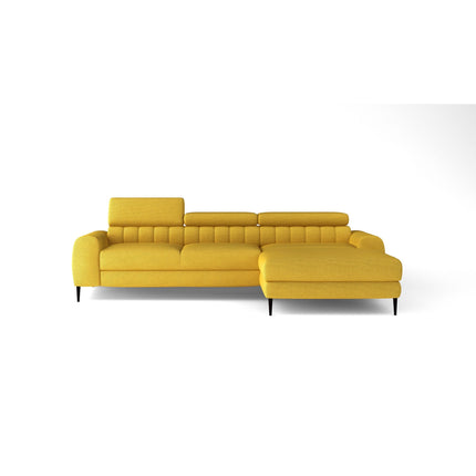 Coltar extensibil NAVAS MINI, personalizabil, lada depozitare, tetiere reglabile, 240x165x73/86 cm