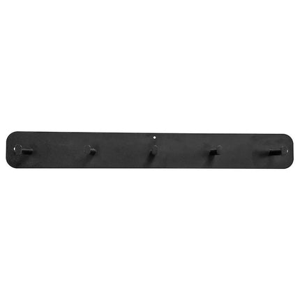 Cuier perete TIM, negru, metal, 80x6x10 cm