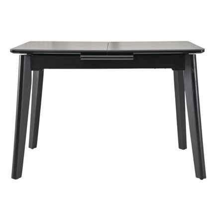 Masa extensibila OSTEN, negru cu efect de marmura, 140/180x80x76 cm
