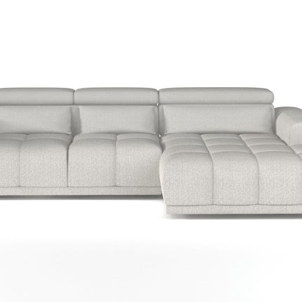 Coltar PANAMA BOX S, personalizabil, cu lada depozitare si reglaj electric, 290x188x98 cm