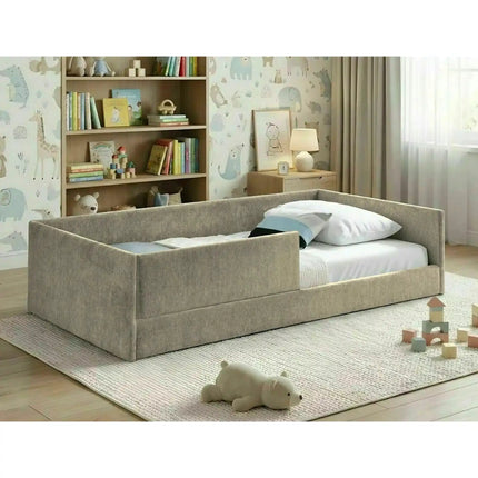 Pat LEO 90x180, bej închis, stofă