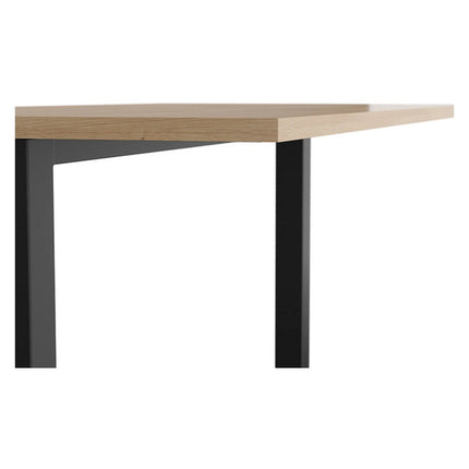 Masa birou SPACE OFFICE, stejar artisan/negru, PAL laminat/metal, 160x68x76 cm