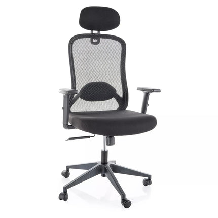 Scaun de birou Q-050, negru, 68x52x116/126 cm