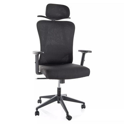 Scaun de birou Q-080 M, negru, 67x50x115/125 cm
