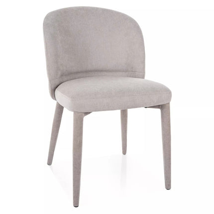 Scaun TINO, gri deschis - Wind 84, stofa clasica, 50x45x81 cm