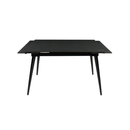 Masa extensibila REEF, negru, ceramica/metal, 120/180x80x76 cm