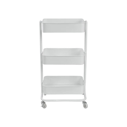 Carucior servire MIKE, alb, metal, 43x35x79 cm
