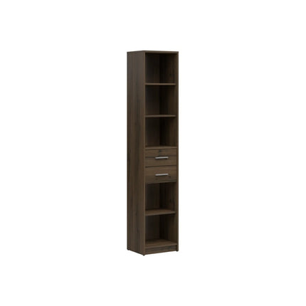 Biblioteca NEPO PLUS, stejar nobil, PAL laminat, 40x34x197 cm