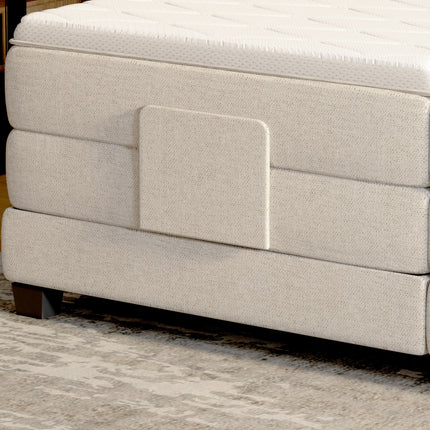 Pat boxspring REY 180x200, personalizabil, cu mecanism electric, saltele si topper