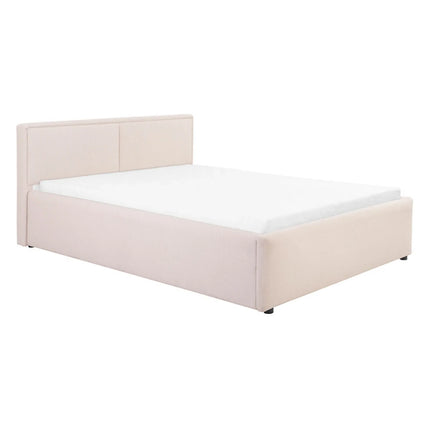 Cadru pat NEDIN 140x200, stofa clasica bej - Maya 03