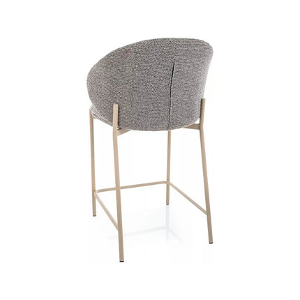 Scaun bar KIOTO H-2, gri/cașmir, stofă/metal, 54x44x90 cm