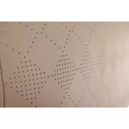 Scaun birou Q-05, bej, piele ecologică, 65x50x117 cm