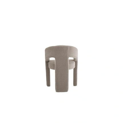 Scaun K612, stofa buclata bej, 56x54x76 cm